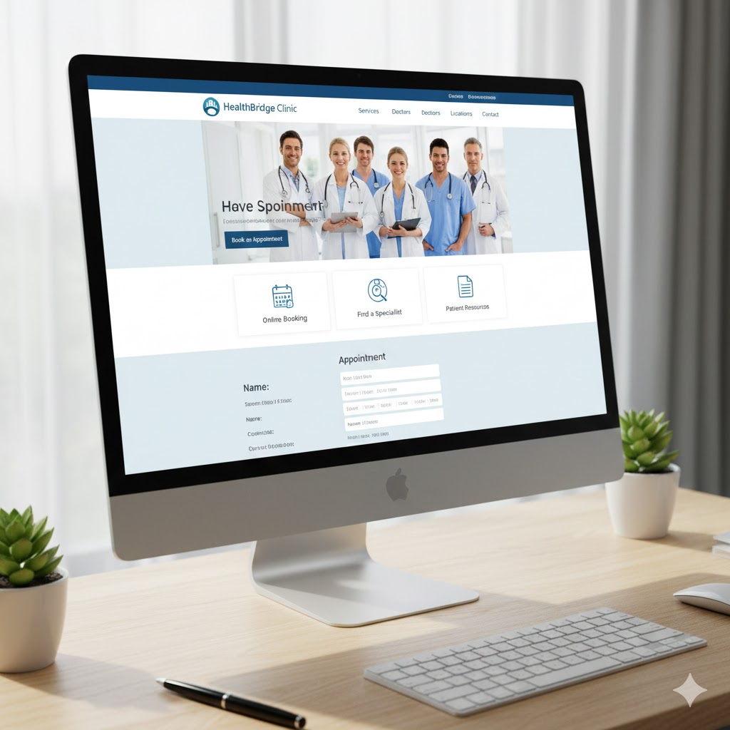 Healthcare provider website
